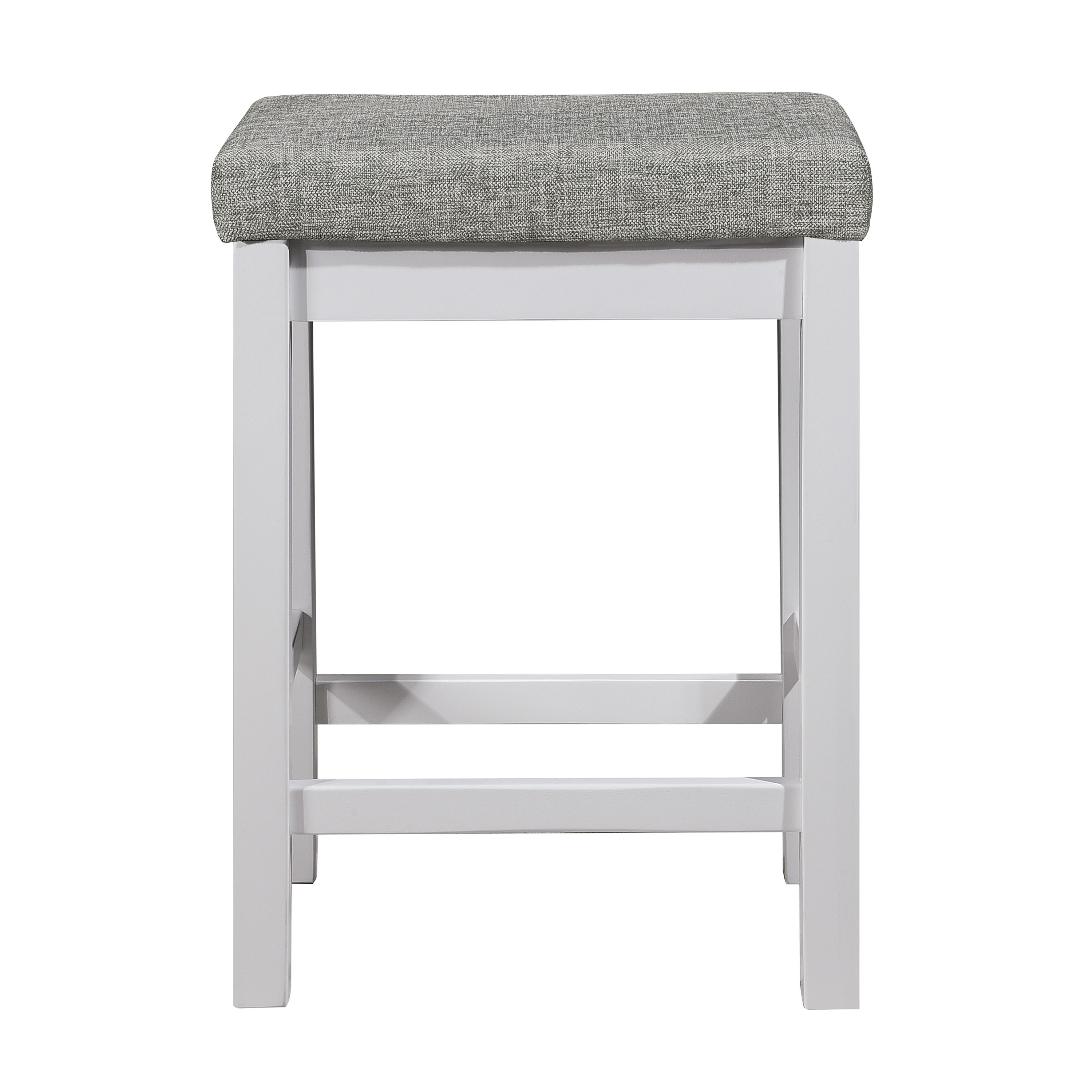 Connected Wood/Fabric 4-Piece Pack Counter Height Set with Drawer