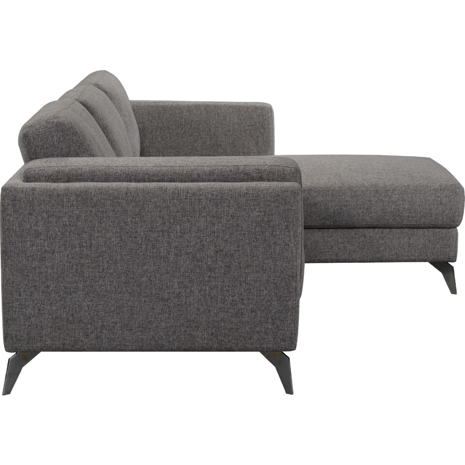 CorLiving Lansing Modern Dark Blue Polyester Sectional Sofa