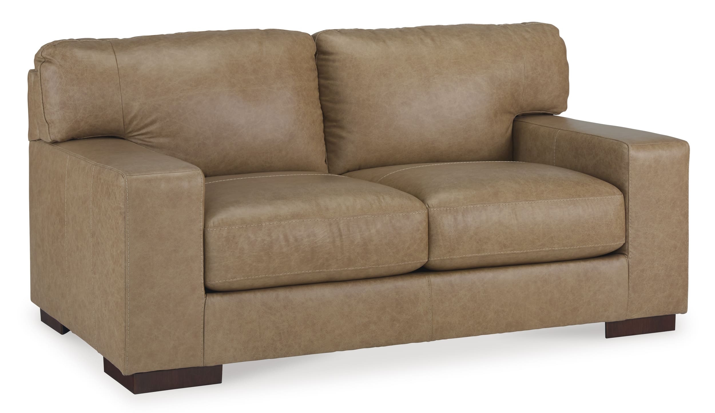 Lombardia Leather loveseat