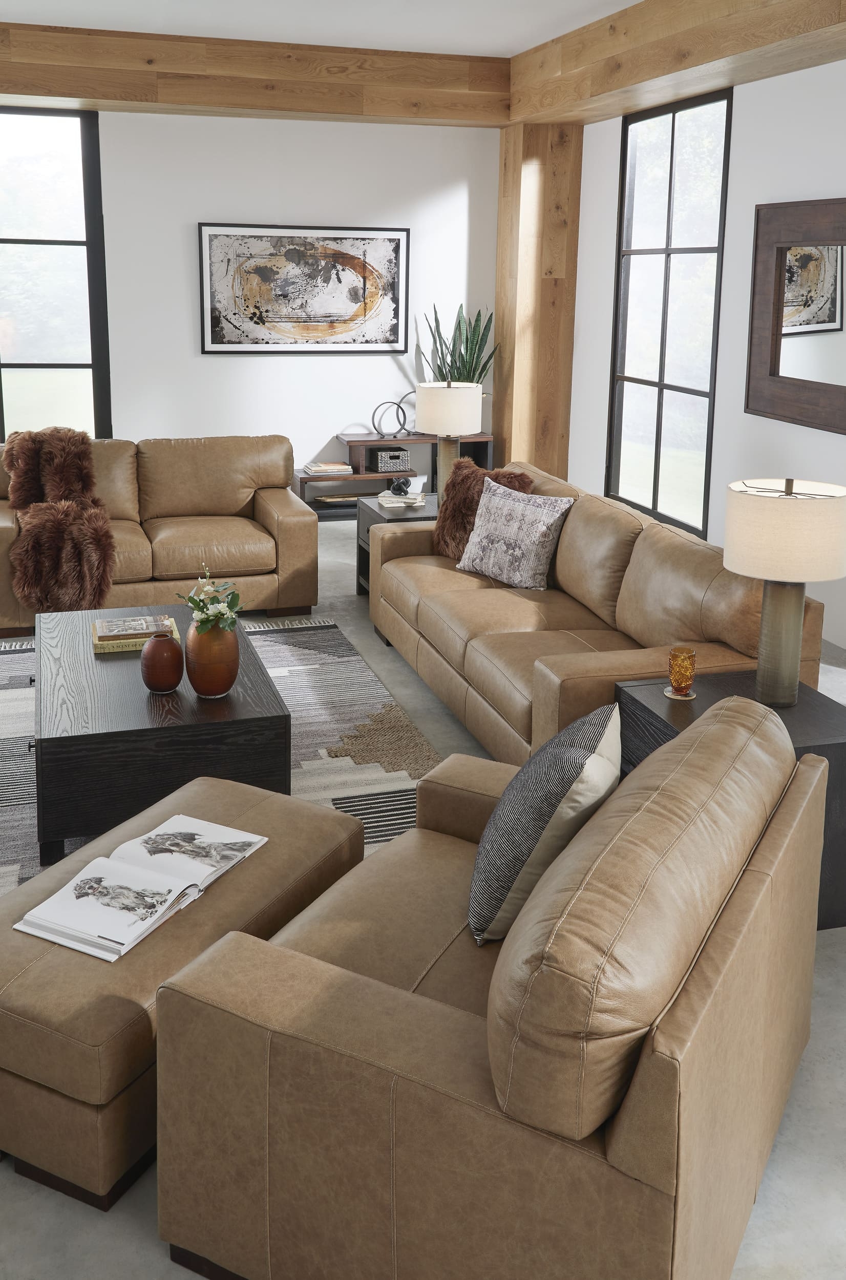 Ashley Lombardia Sofa And Chair Set