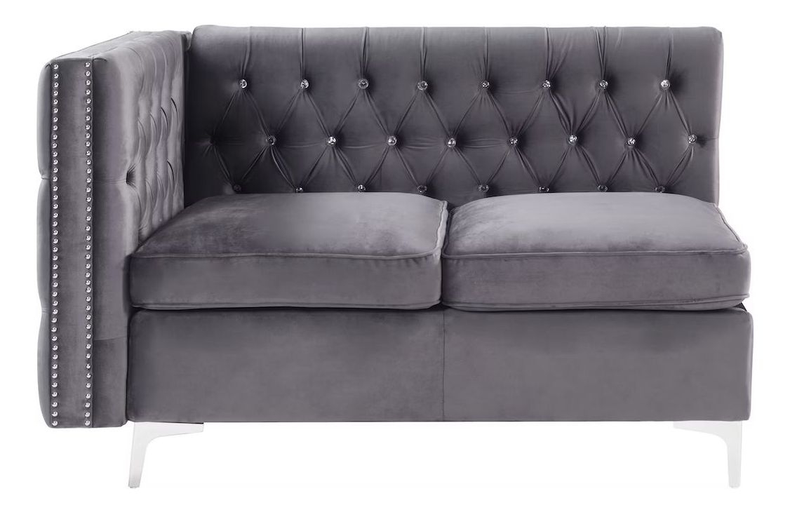 Jaszira Fabric Tufted Loveseat