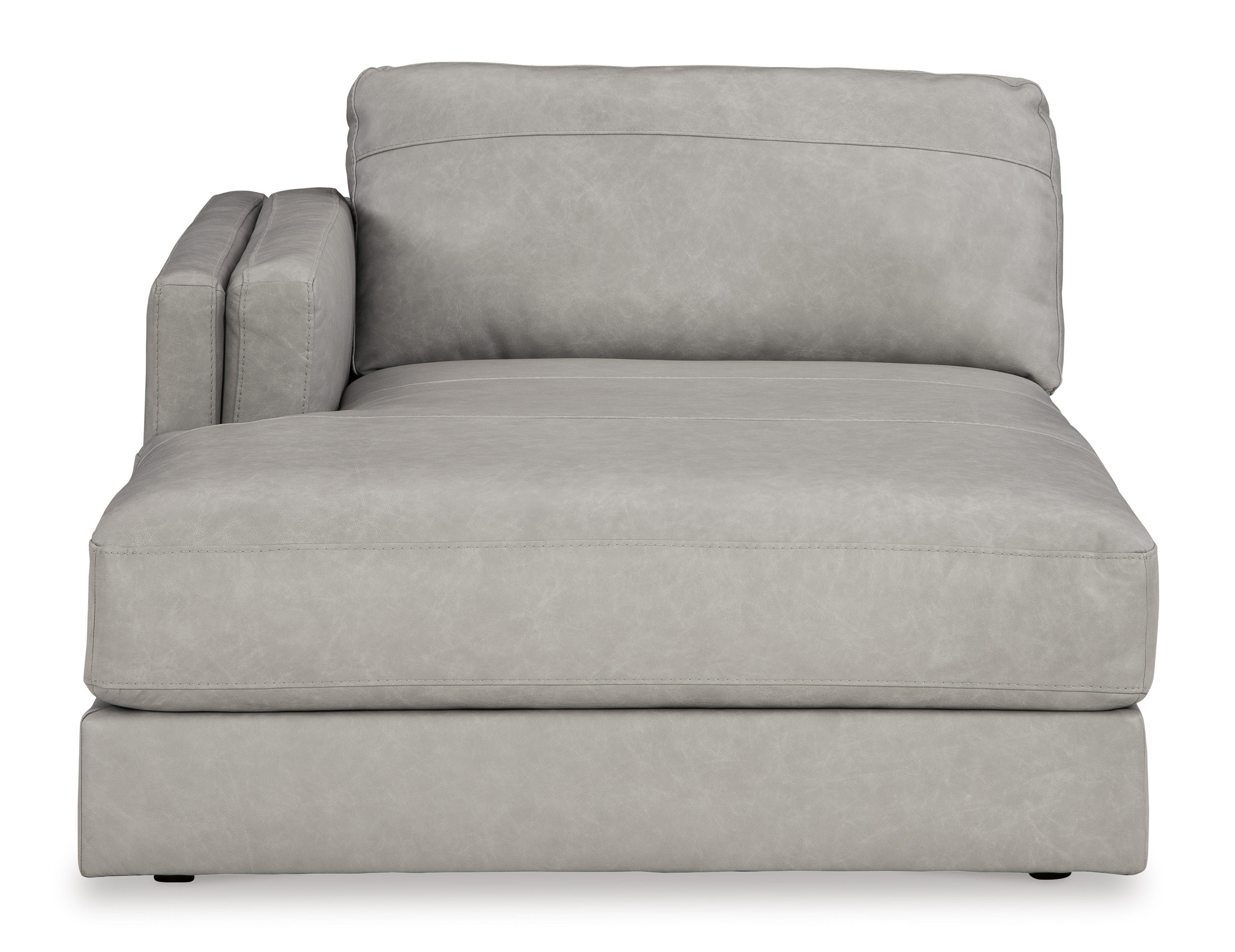 Amiata Leather 2-Piece L-Shaped Sectional Sofa w/Right Chaise