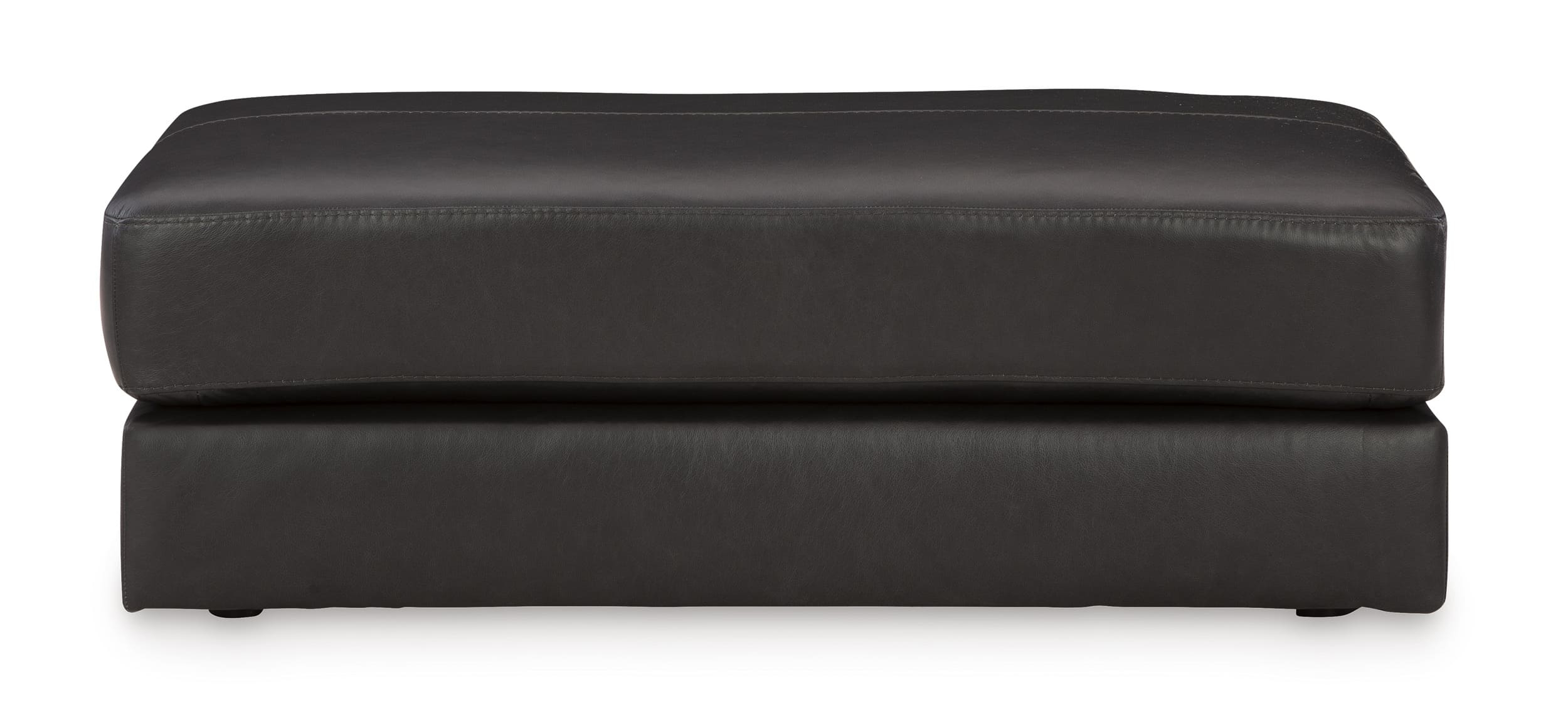 Amiata Leather Ottoman
