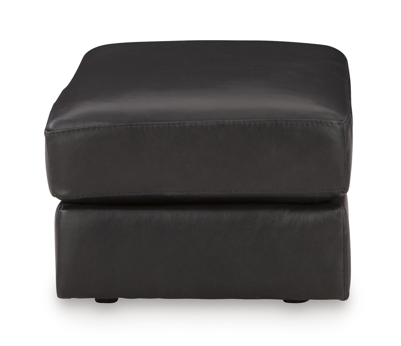 Amiata Leather Ottoman
