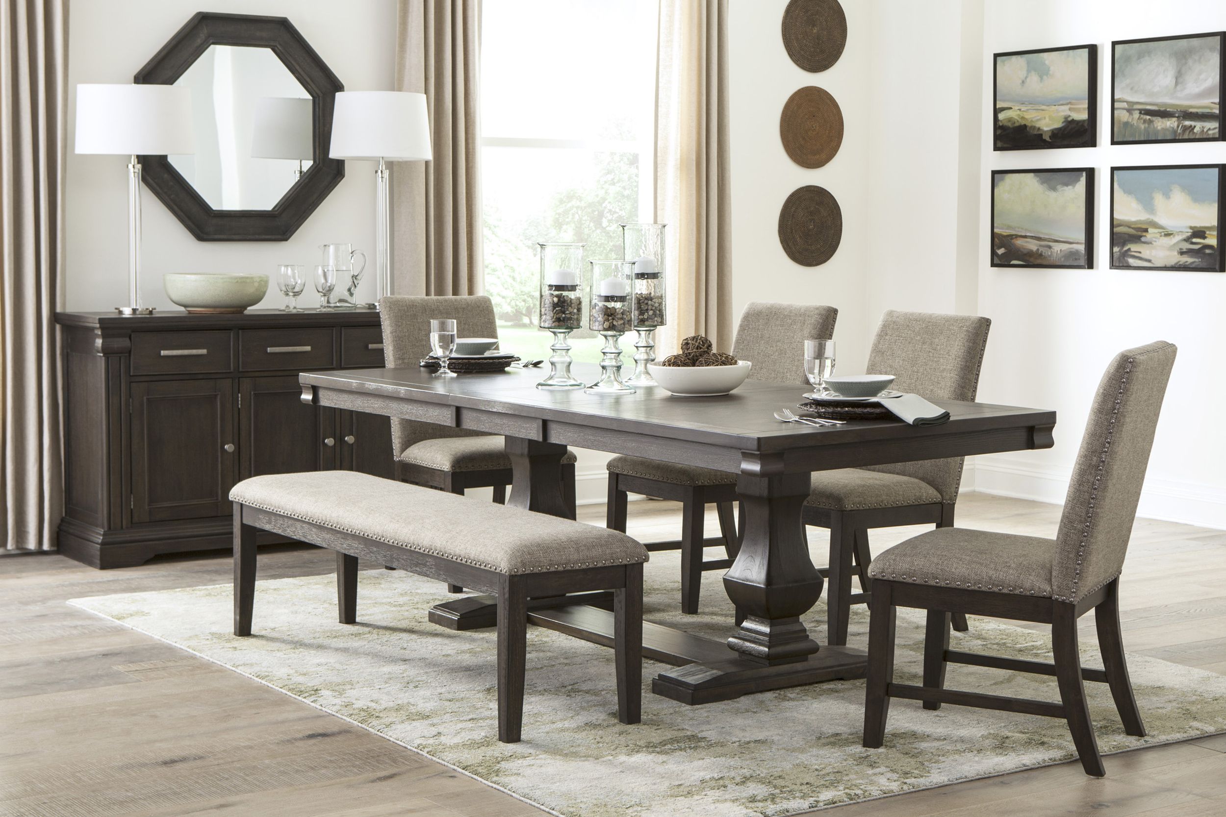 Southlake Rectangular Extendable Wood Dining Table