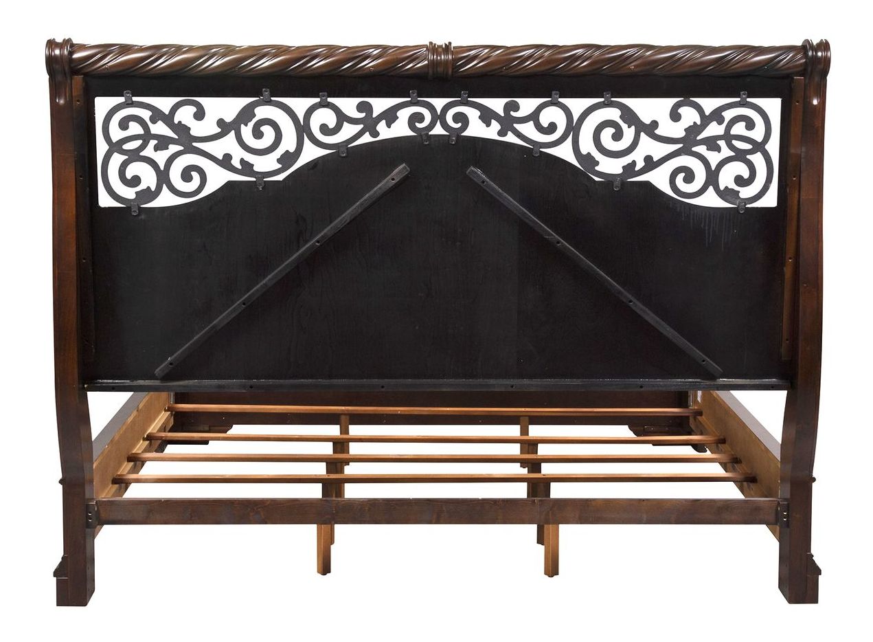 Arbor Place Wood Queen Size Sleigh Bed