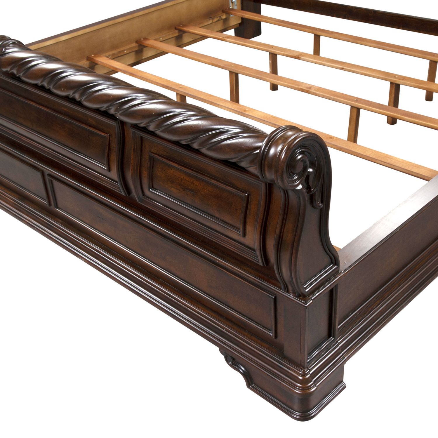 Arbor Place Wood King Size Sleigh Bed