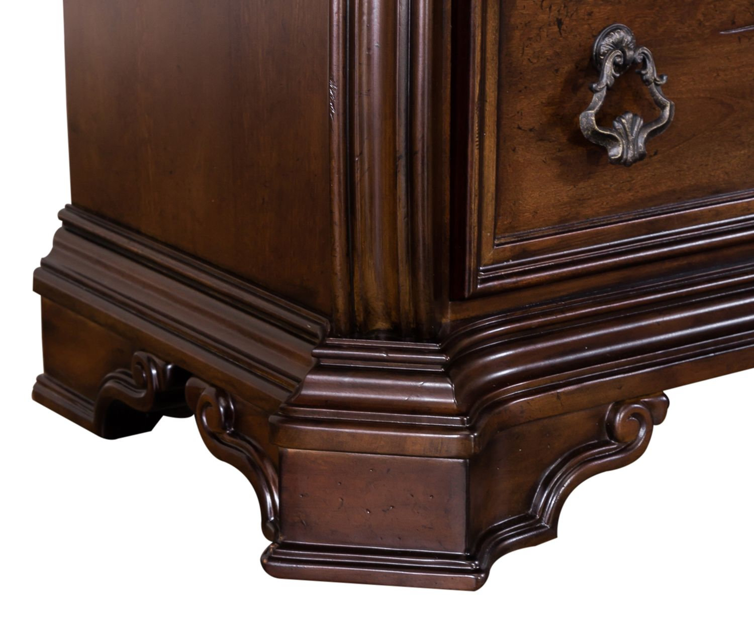 Arbor Place Wood Sleigh Bedroom Set | Traditional Brownstone