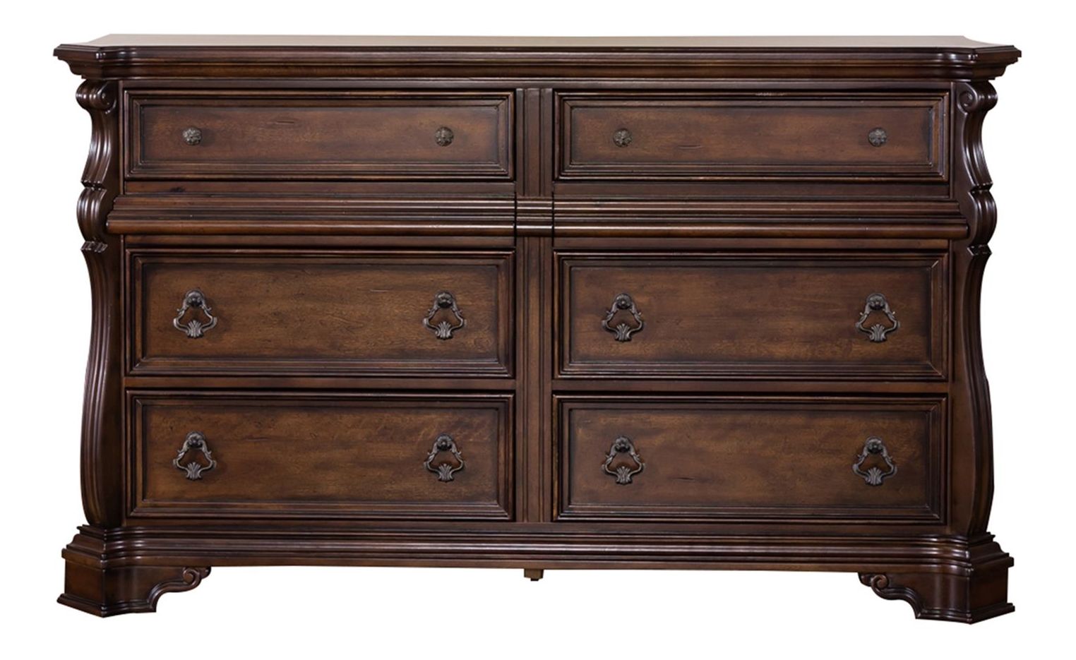 Arbor Place Wood Sleigh Bedroom Set | Traditional Brownstone