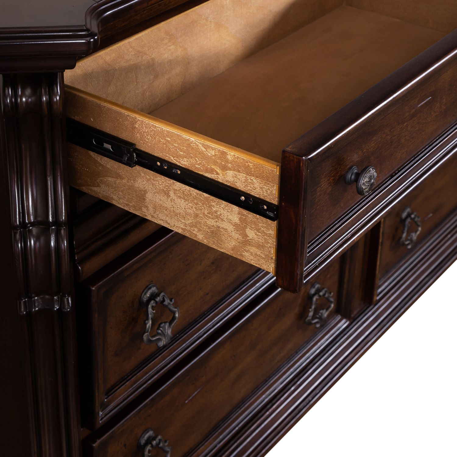 Arbor Place Wood Sleigh Bedroom Set | Traditional Brownstone