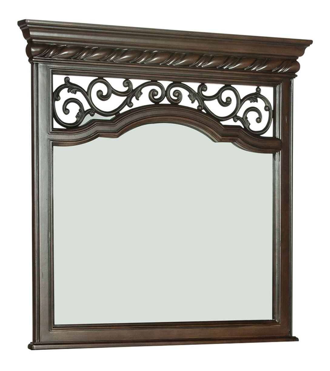 Arbor Place Wood Sleigh Bedroom Set | Traditional Brownstone