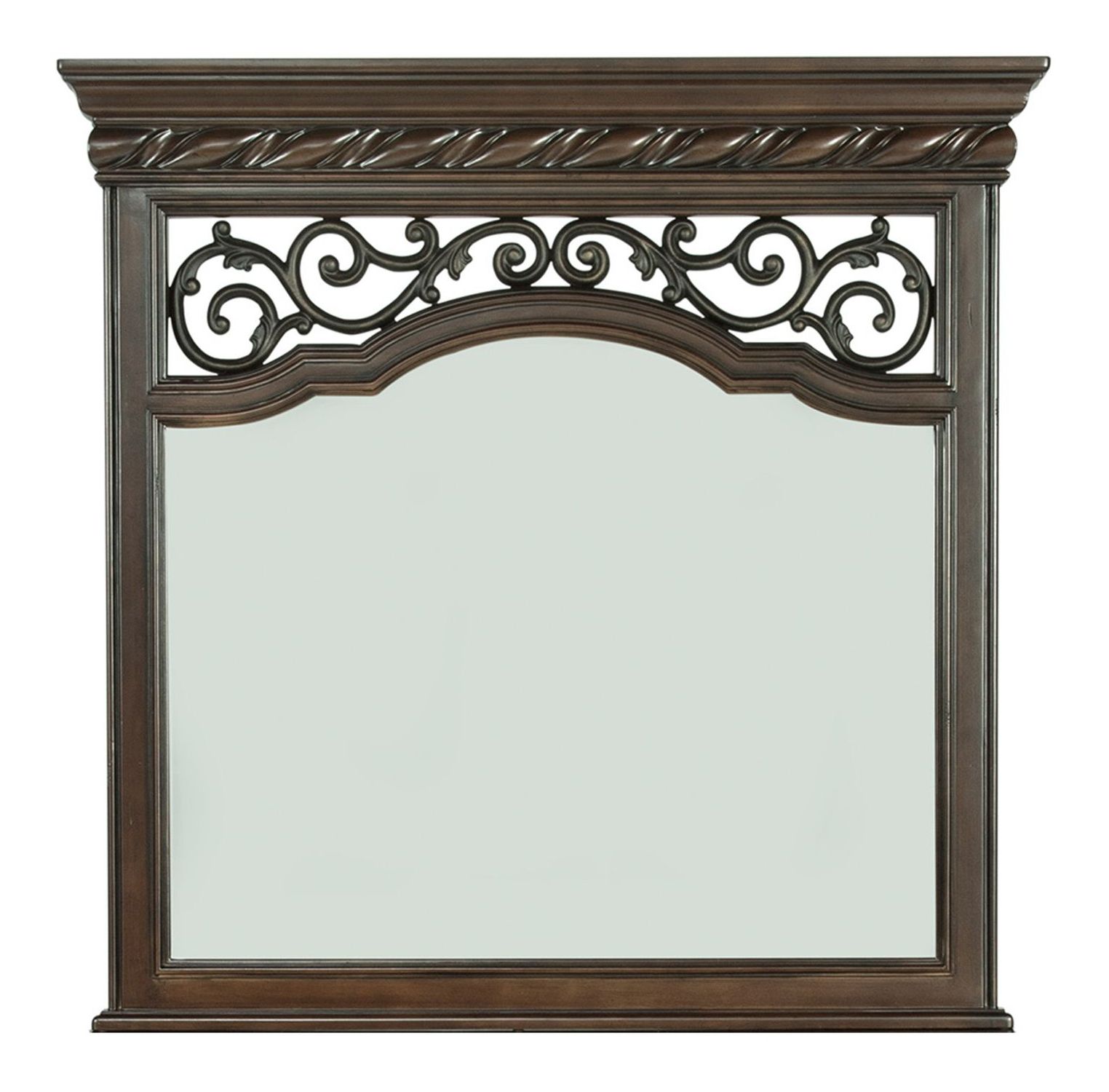 Arbor Place Wood Sleigh Bedroom Set | Traditional Brownstone