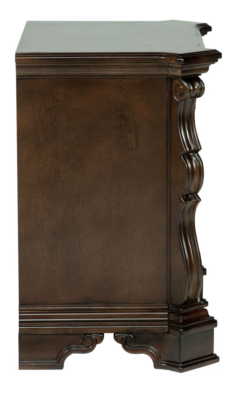Arbor Place Wood 3-Drawer Night Stand