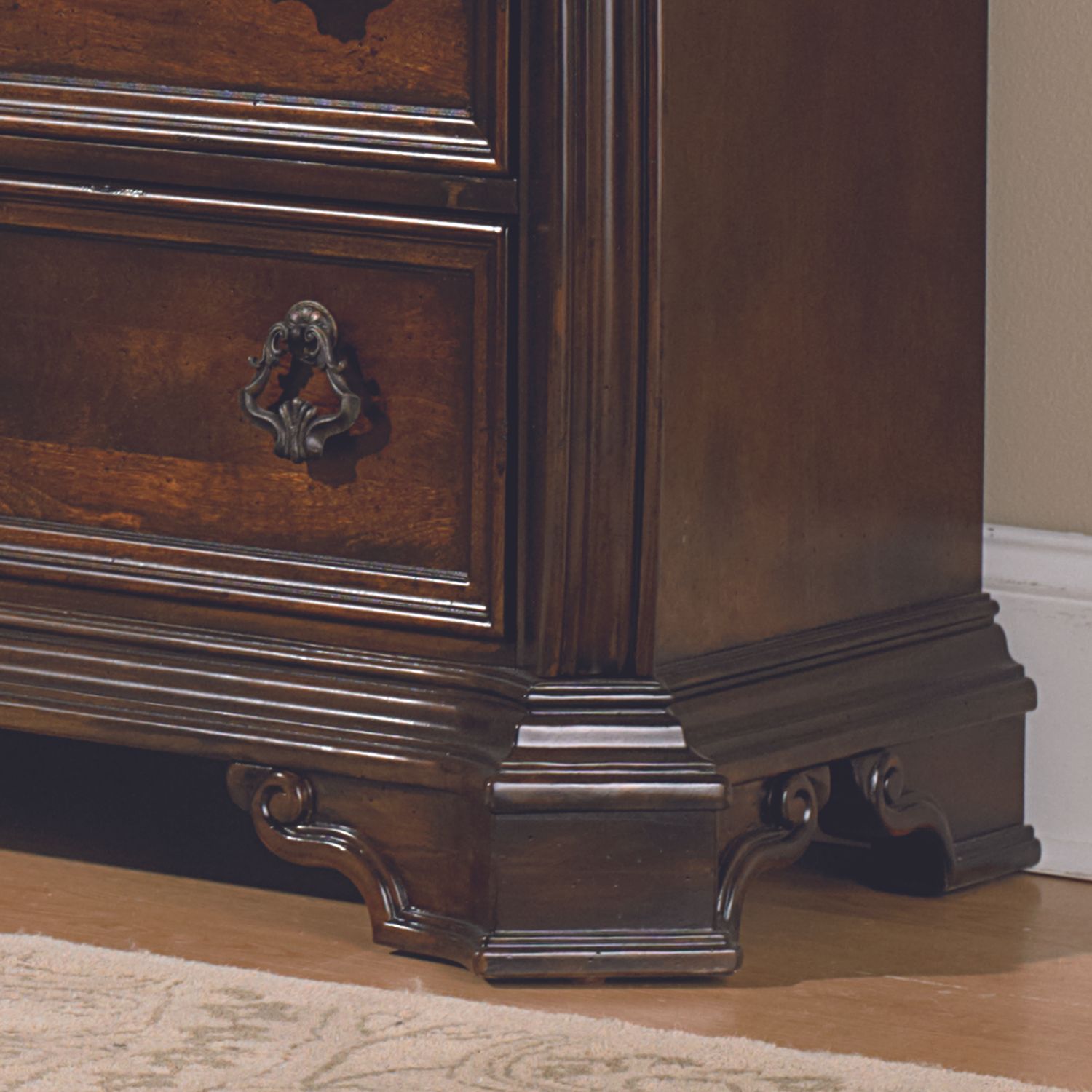 Arbor Place Wood 3-Drawer Night Stand