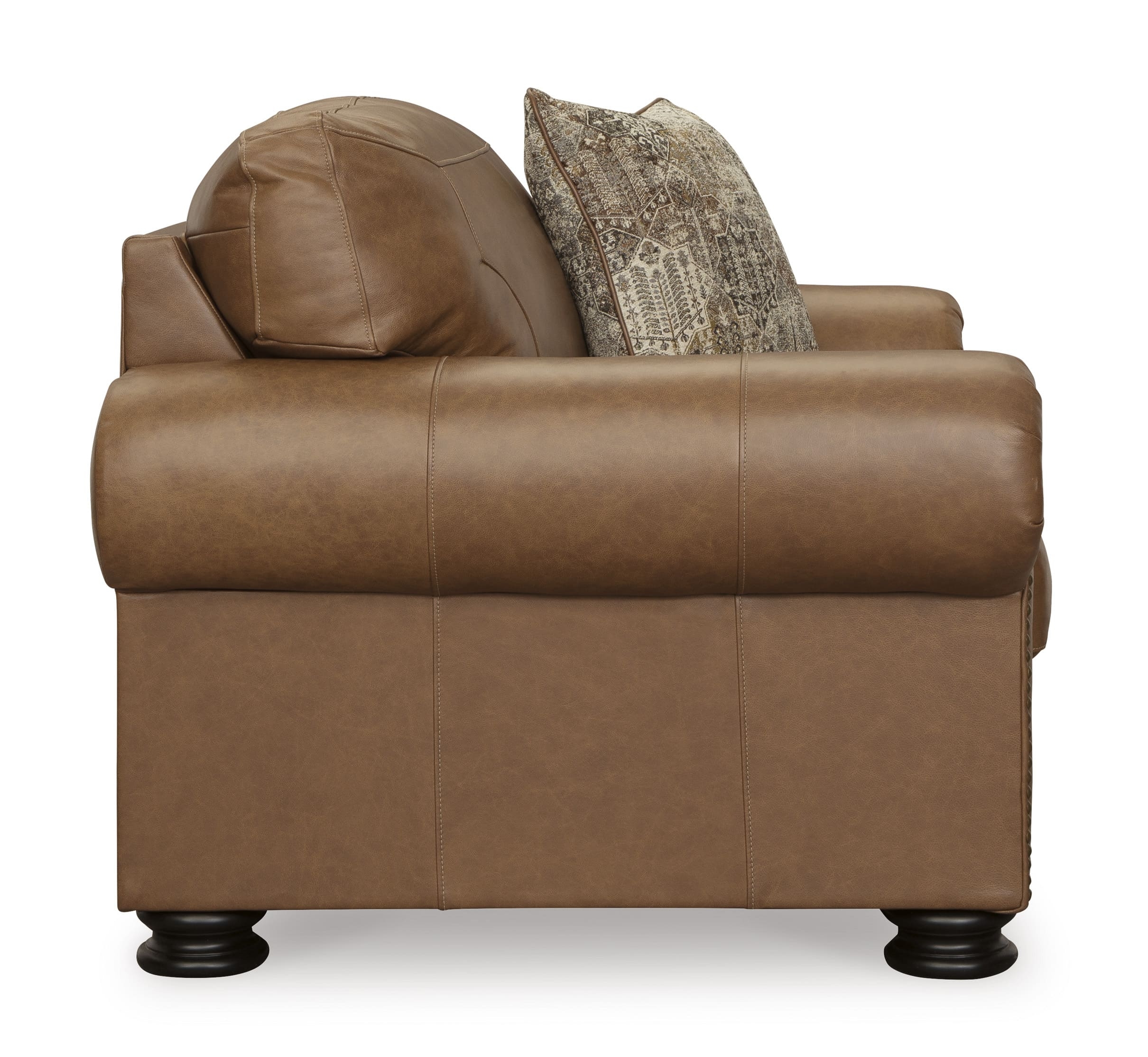 Ashley Furniture Carianna Caramel Oversized Chair Side