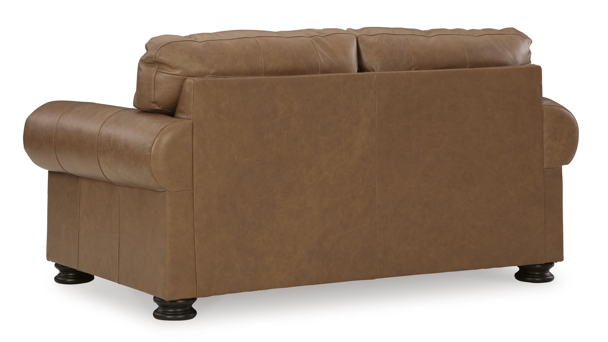 Ashley Carianna Leather Loveseat Back