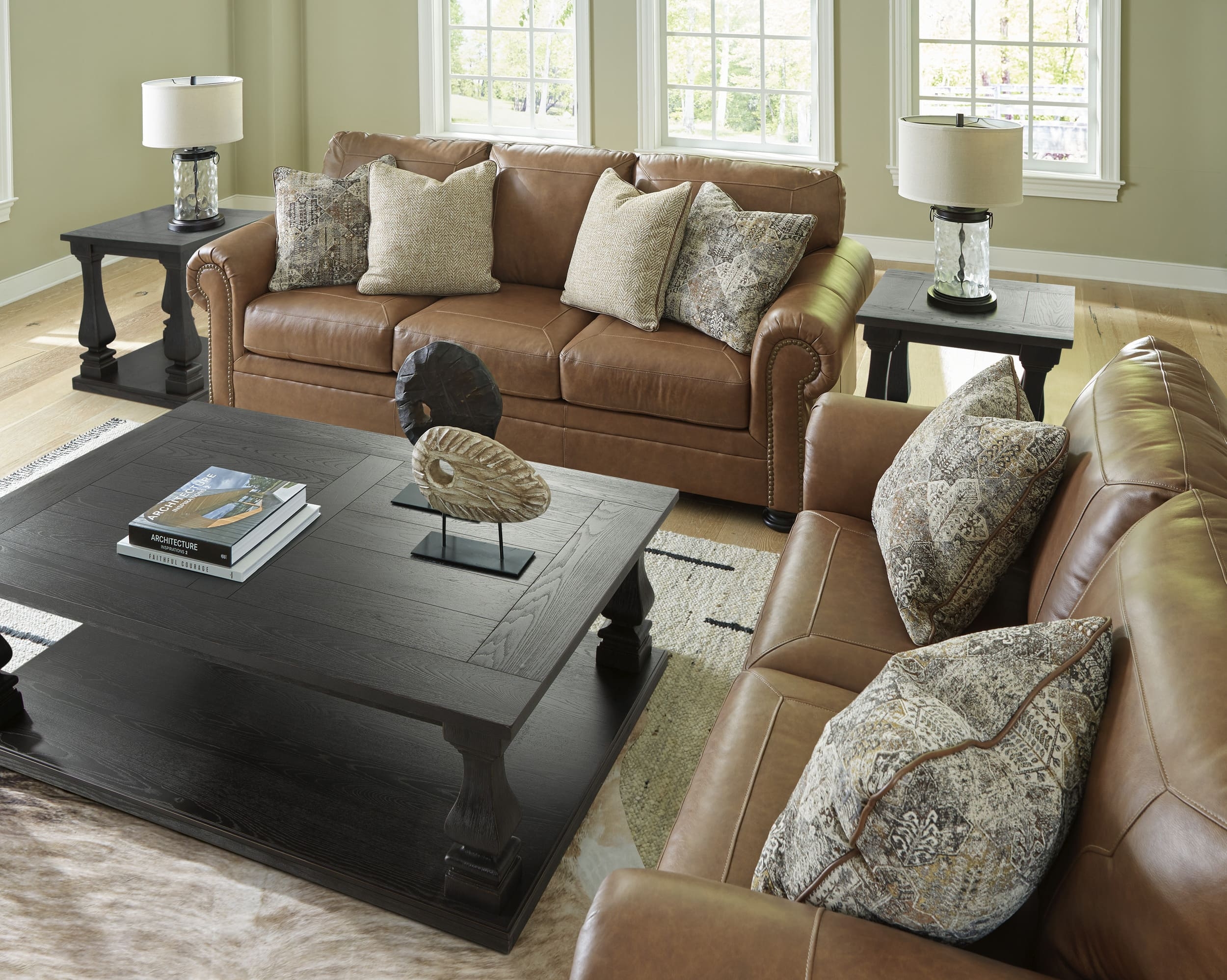 Carianna Leather Queen Sofa Sleeper