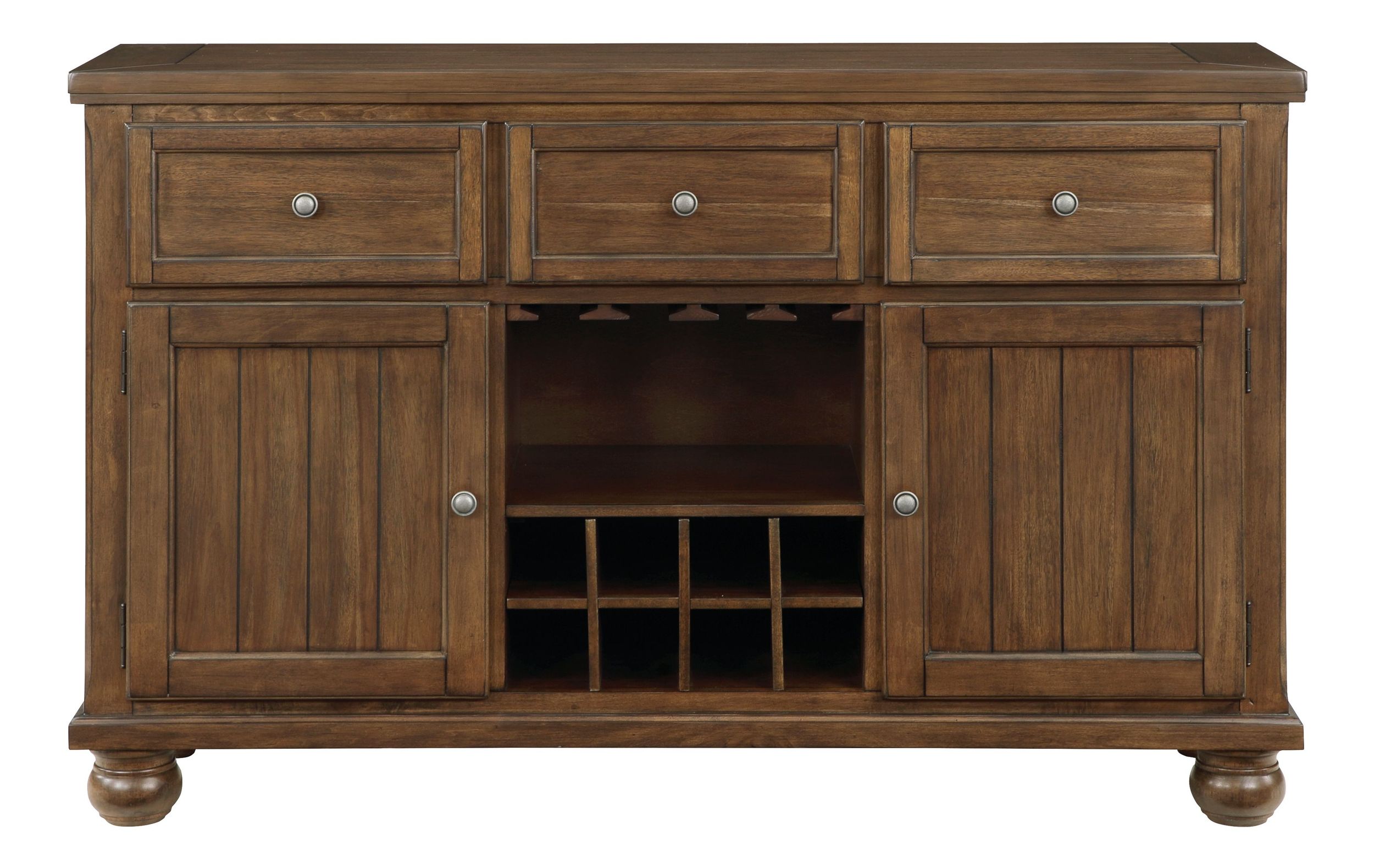 Tigard Wood Server with 2 Doors & 3 Drawers