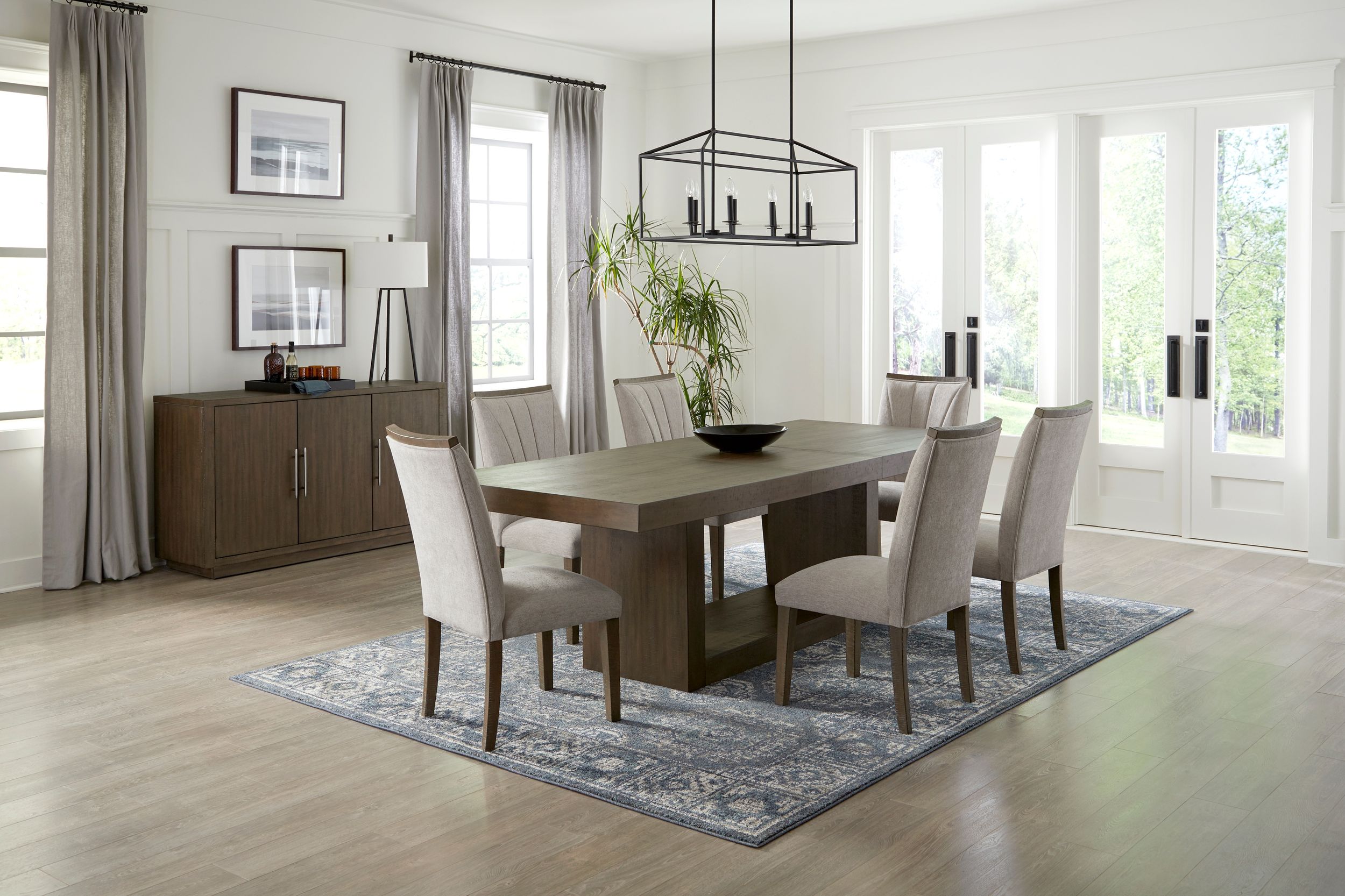 Brookings Wood Server with 3 Doors