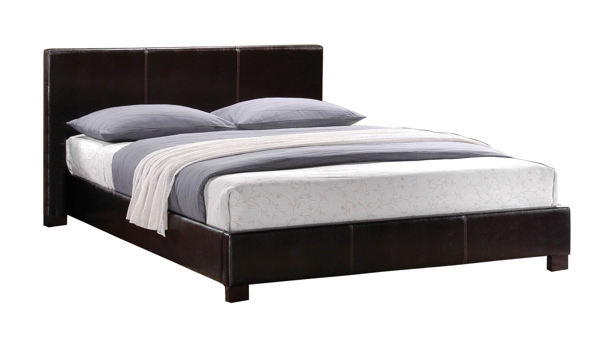 Zoey Leatherette Platform Bedroom Set