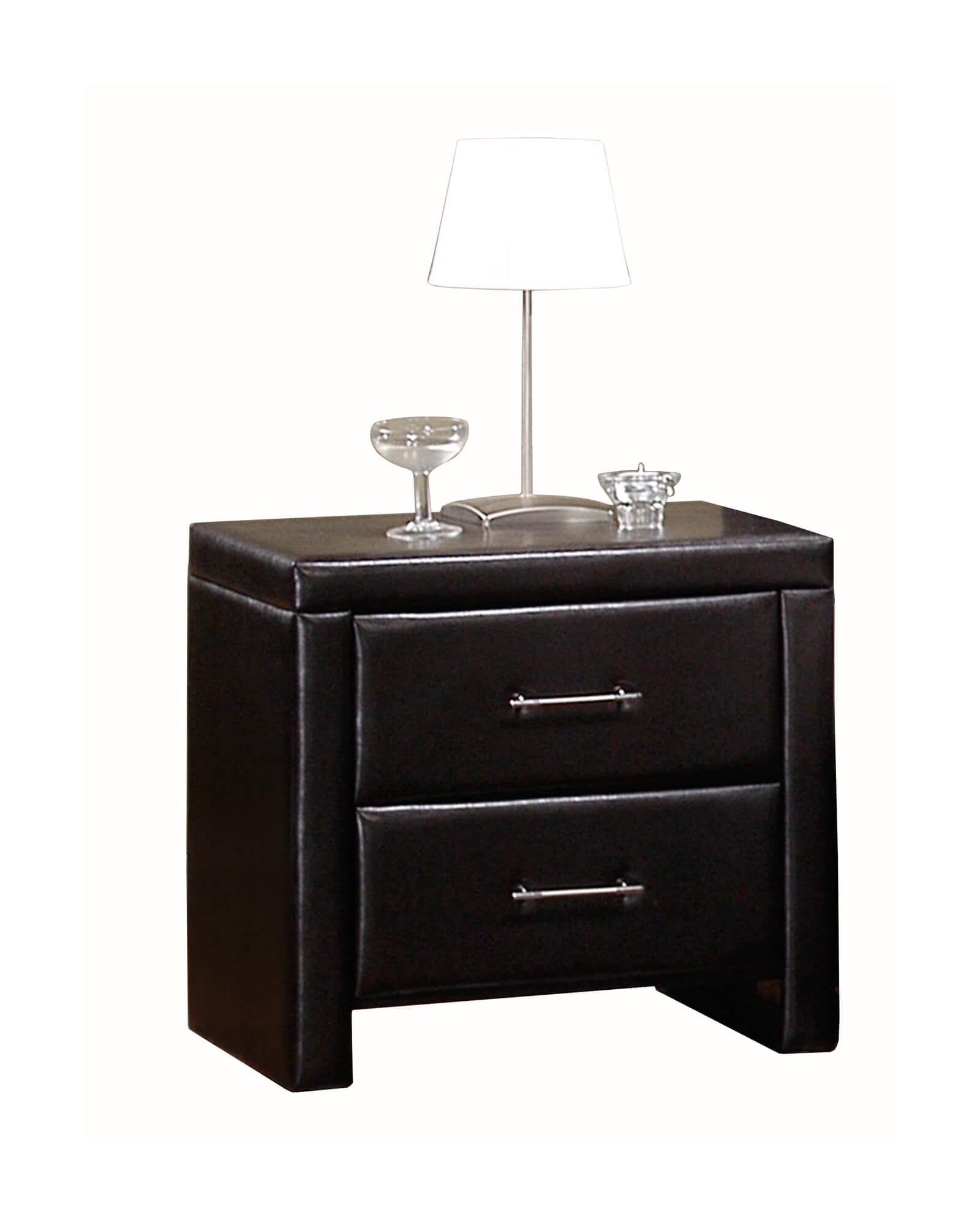 Zoey Leatherette Platform Bedroom Set