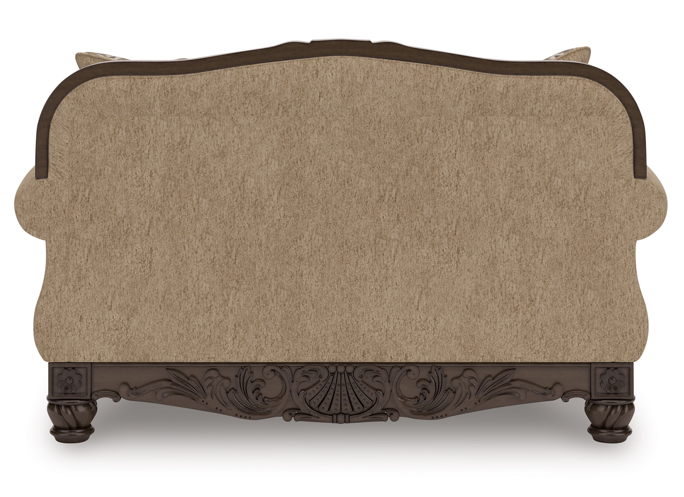 Chelsworth Golden Polyester Loveseat - Traditional Style