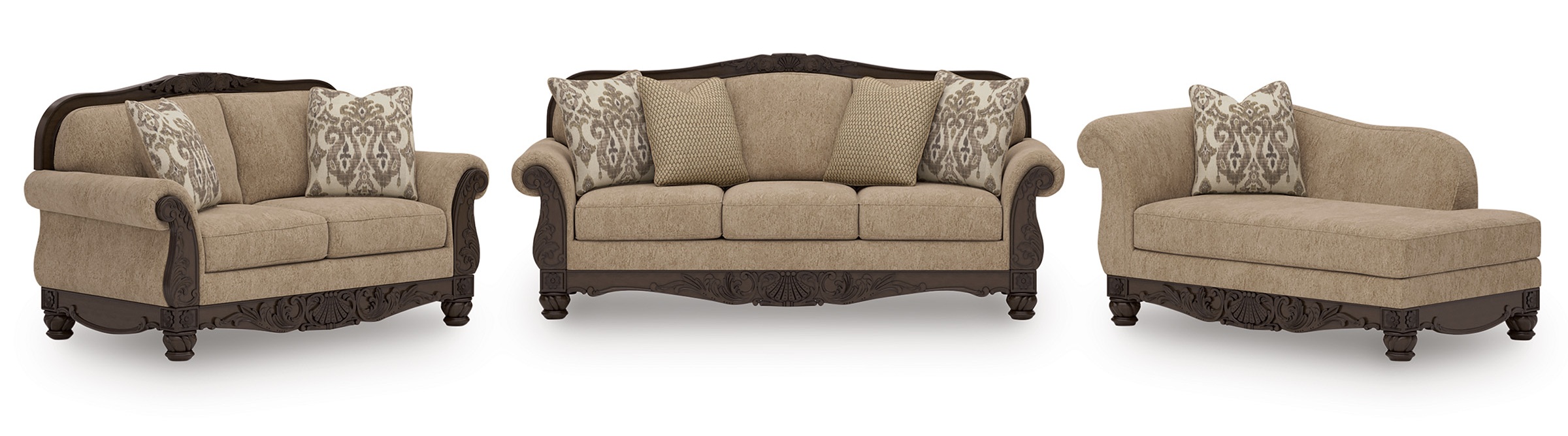 Chelsworth Golden Living Room Set | Ashley Furniture | Sohomod