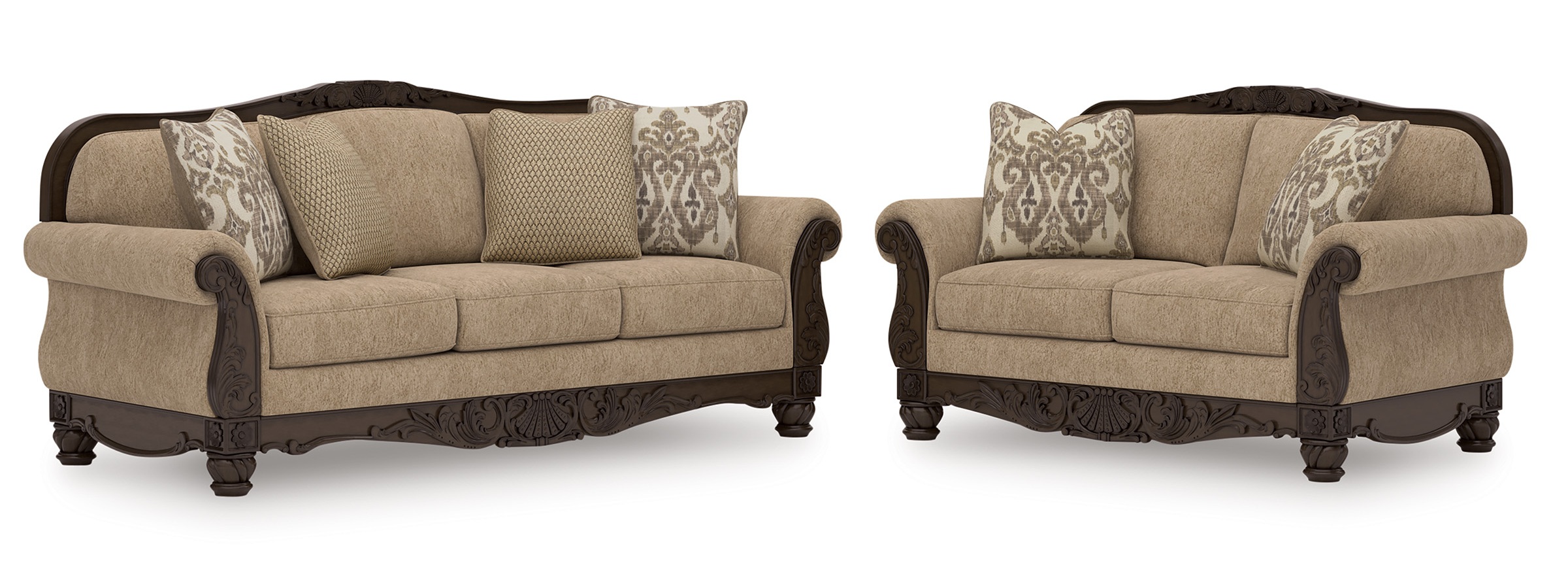 Chelsworth Golden Living Room Set | Ashley Furniture | Sohomod