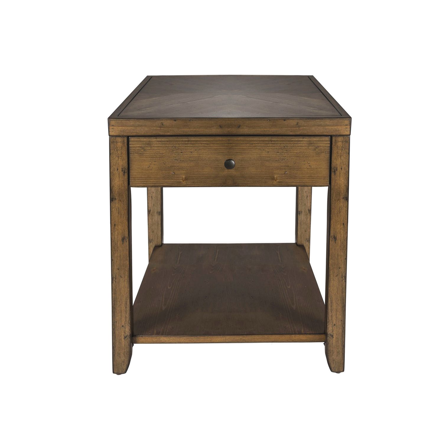 Mitchell Wood Storage Cocktail Table Set | 3-Piece | Cinnamon