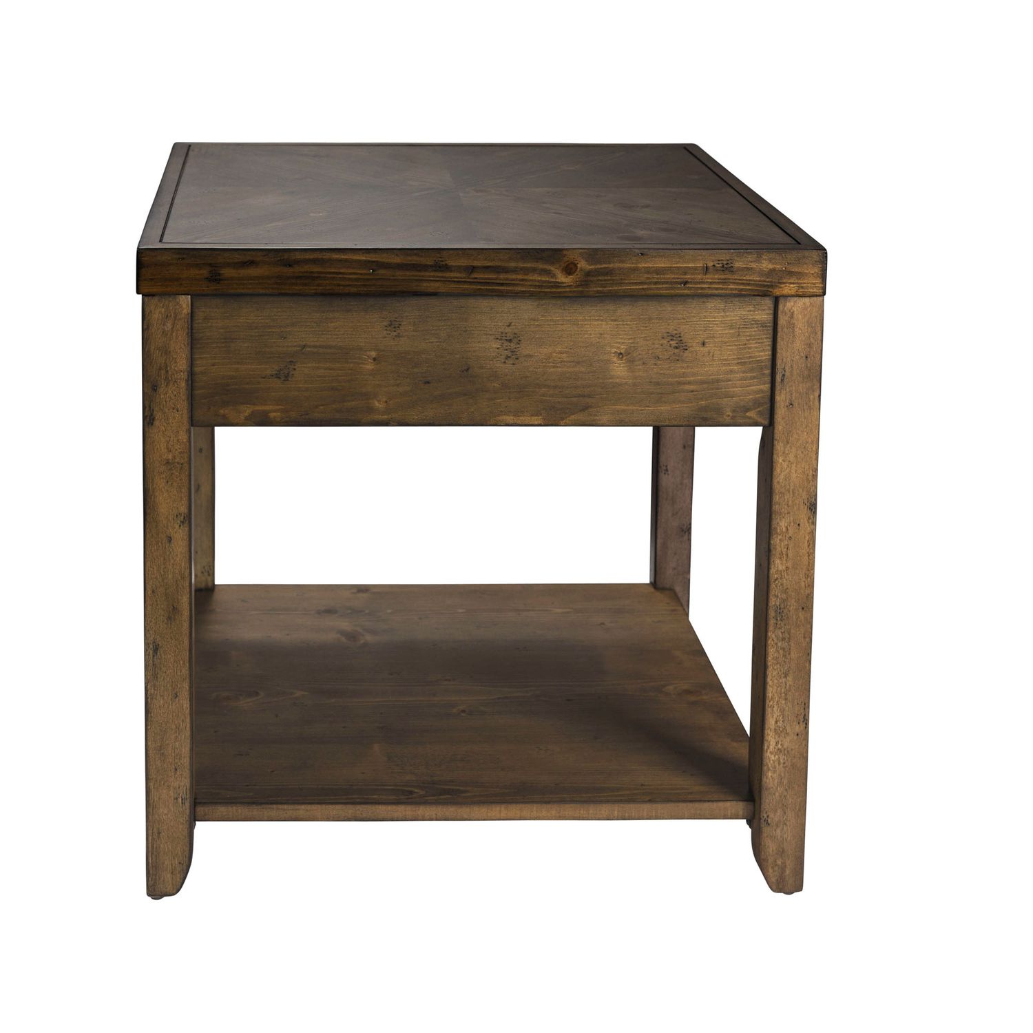 Mitchell Wood Storage Cocktail Table Set | 3-Piece | Cinnamon