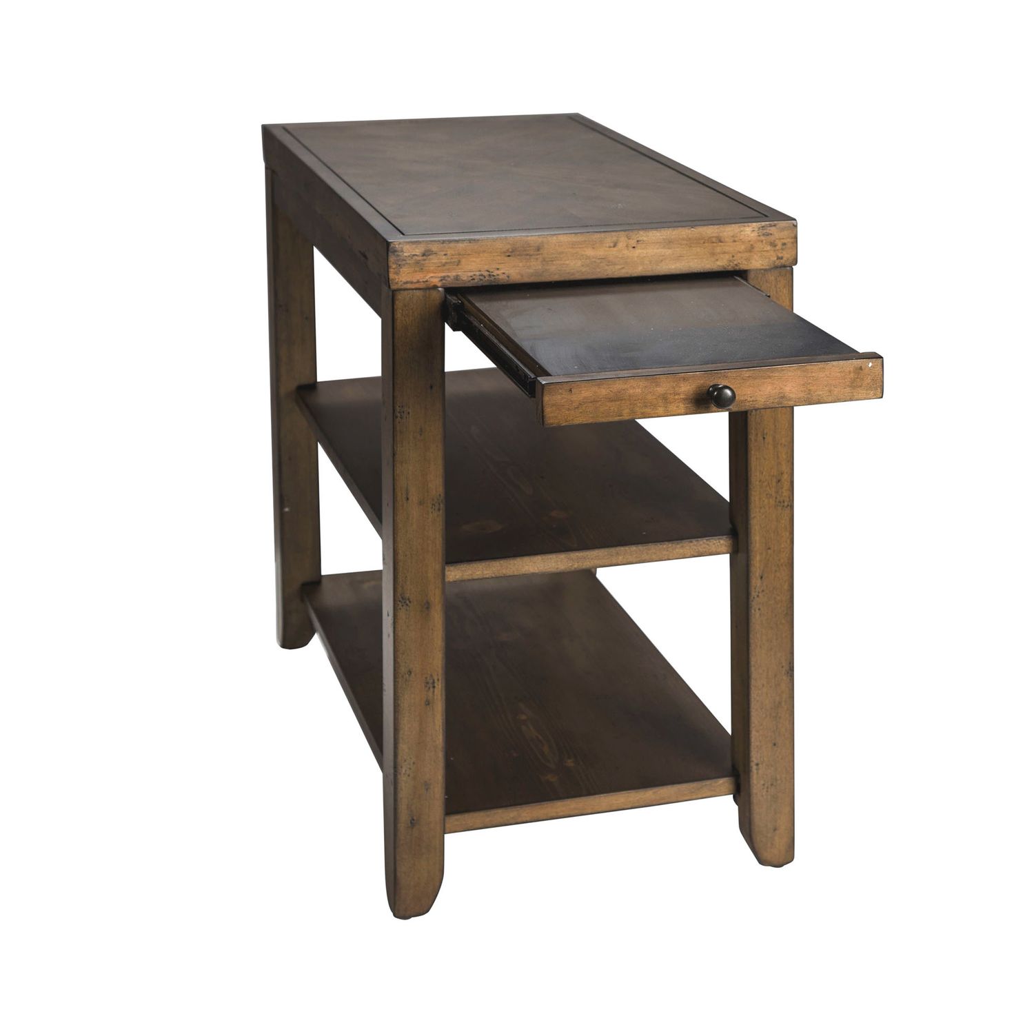 Mitchell Wood Storage Cocktail Table Set | 3-Piece | Cinnamon