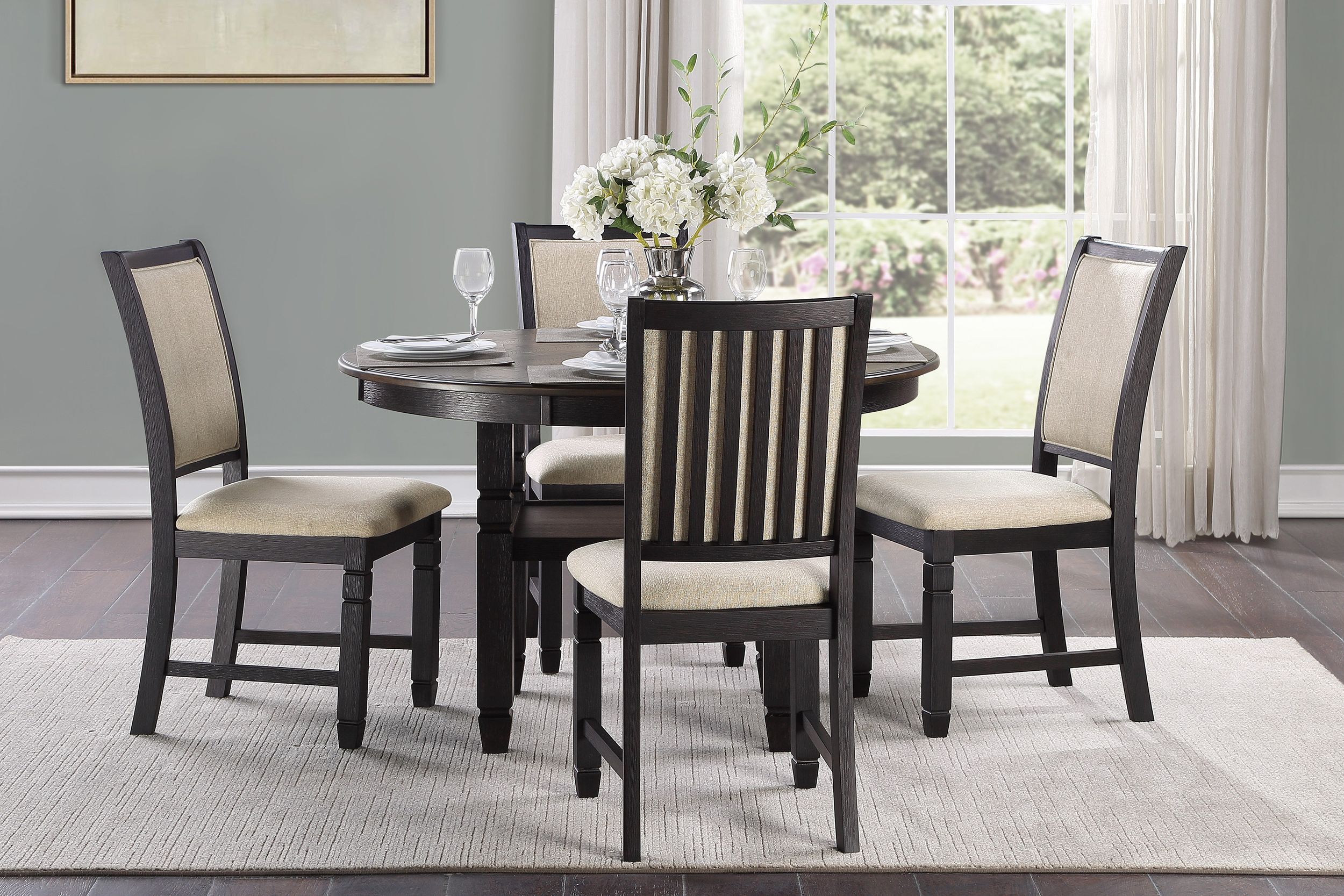 Asher Wood/Fabric Side Chair