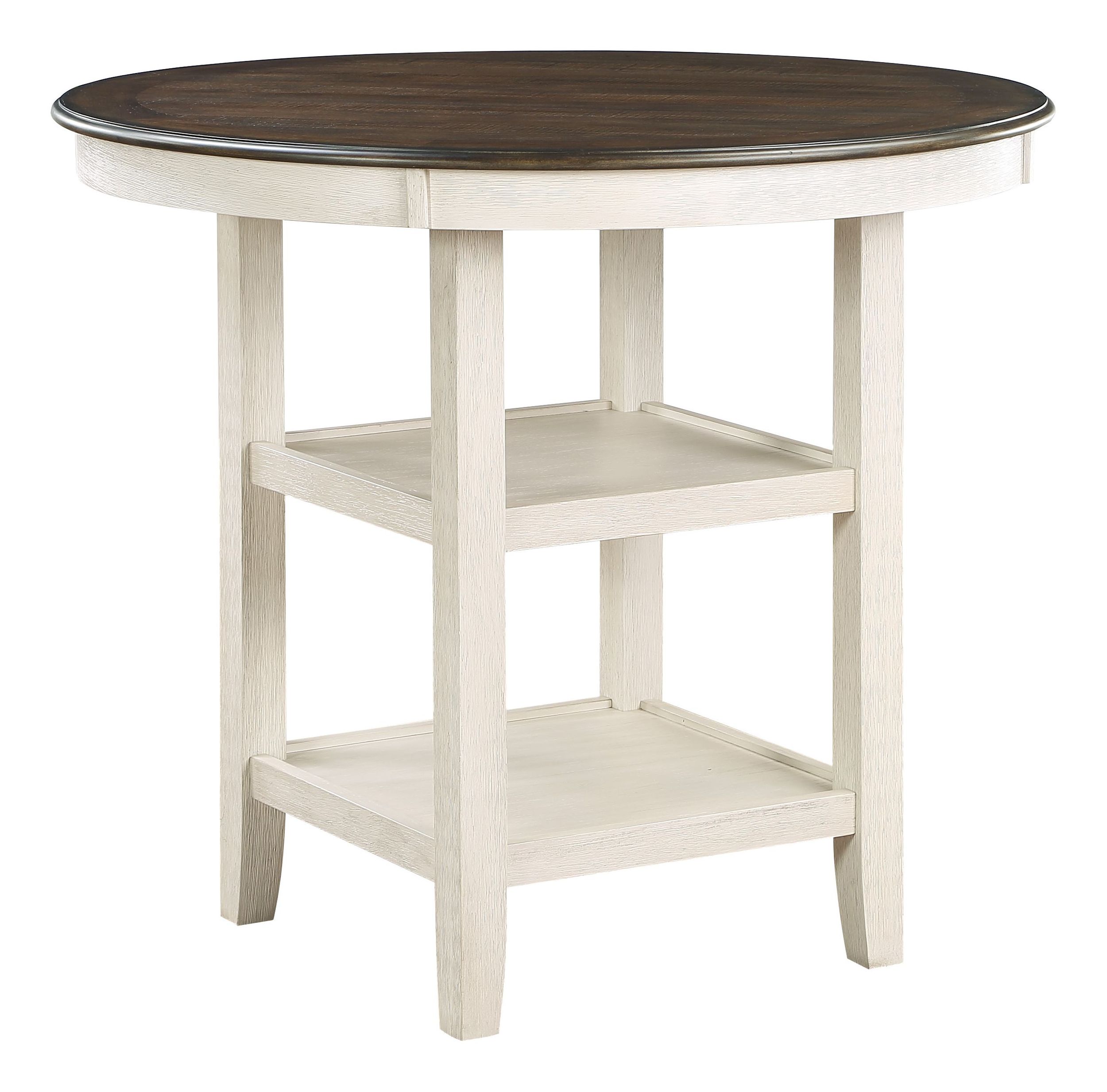 Asher Round Wood Counter Height Table