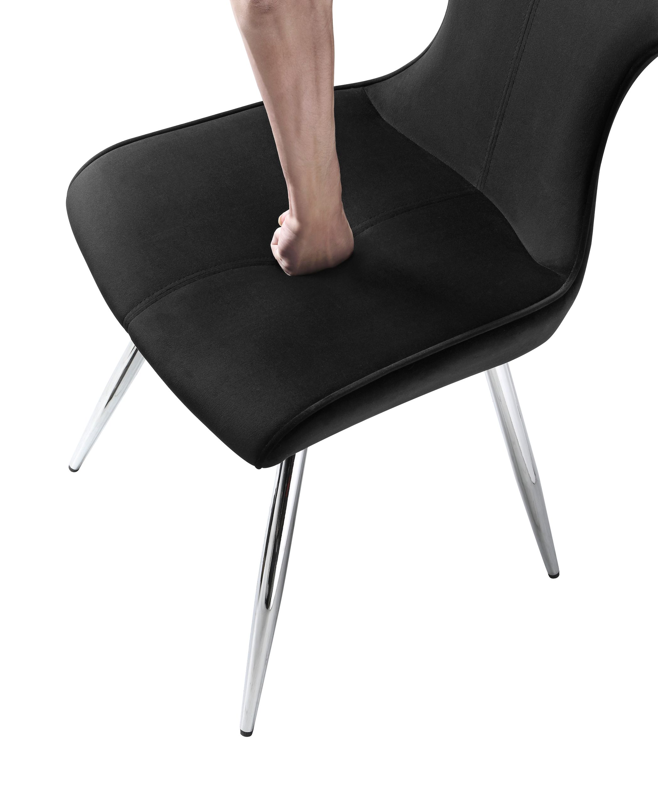 Topeka Metal/Fabric Side Chair