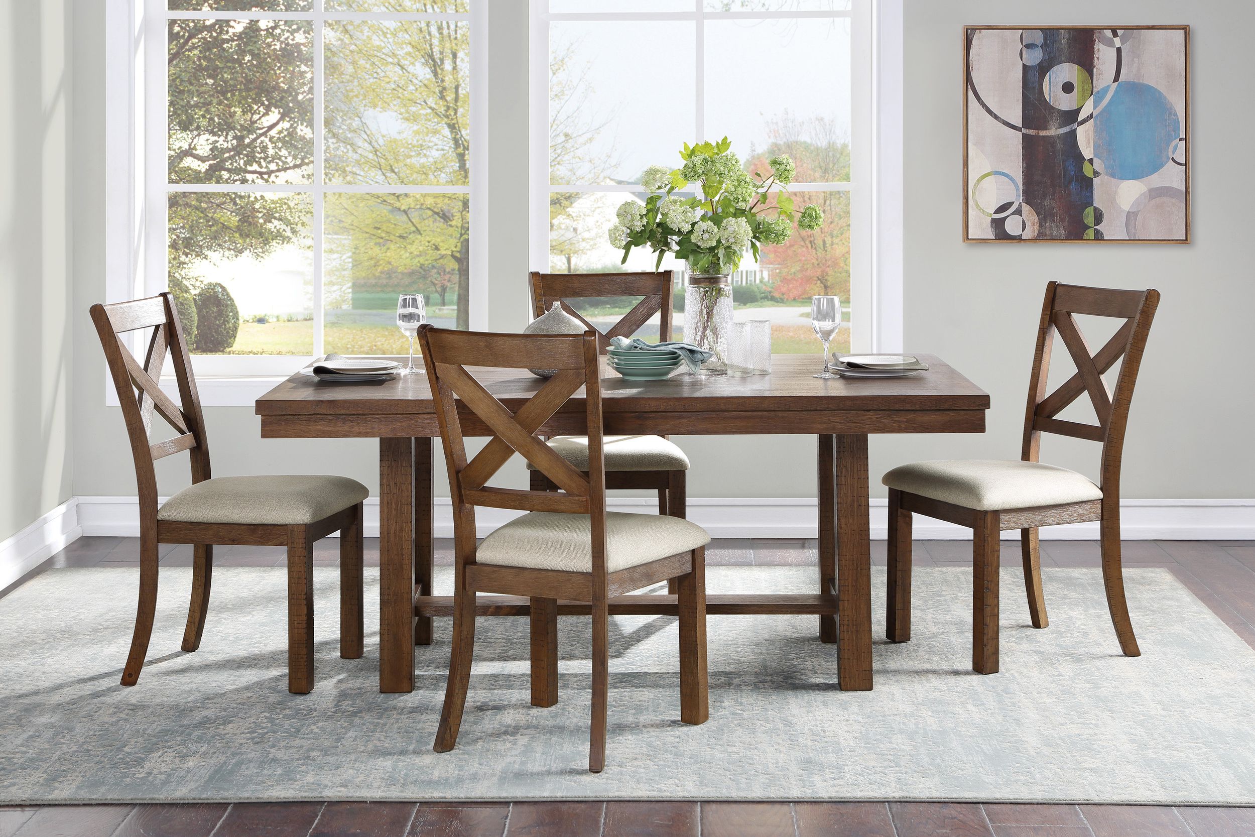 Bonner Rectangular Wood Dining Table