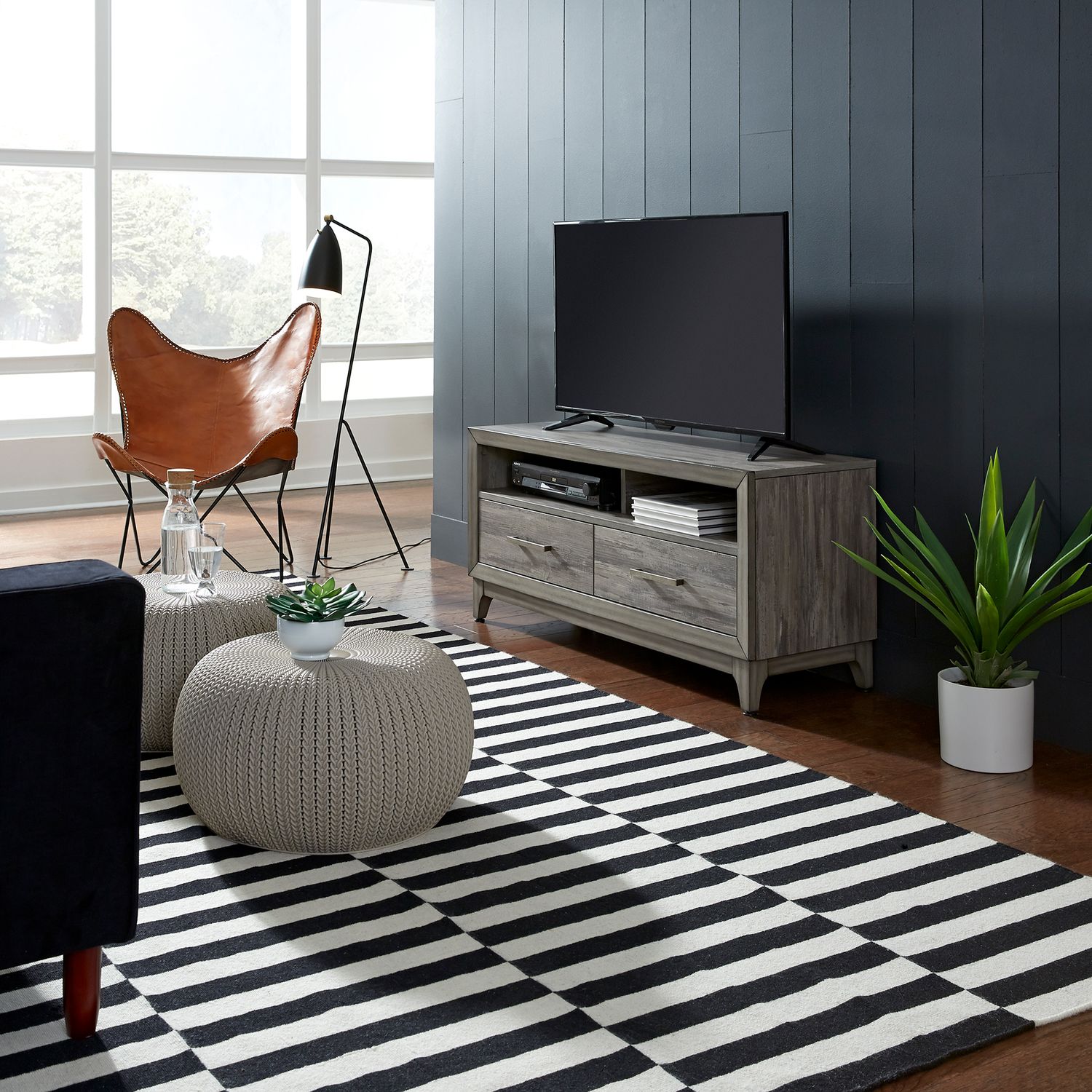 Mercury 47-inch Melamine/Wood 2-Drawer TV Console