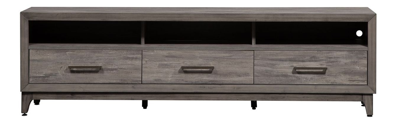 Mercury 62-inch Melamine/Wood 3-Drawer TV Console