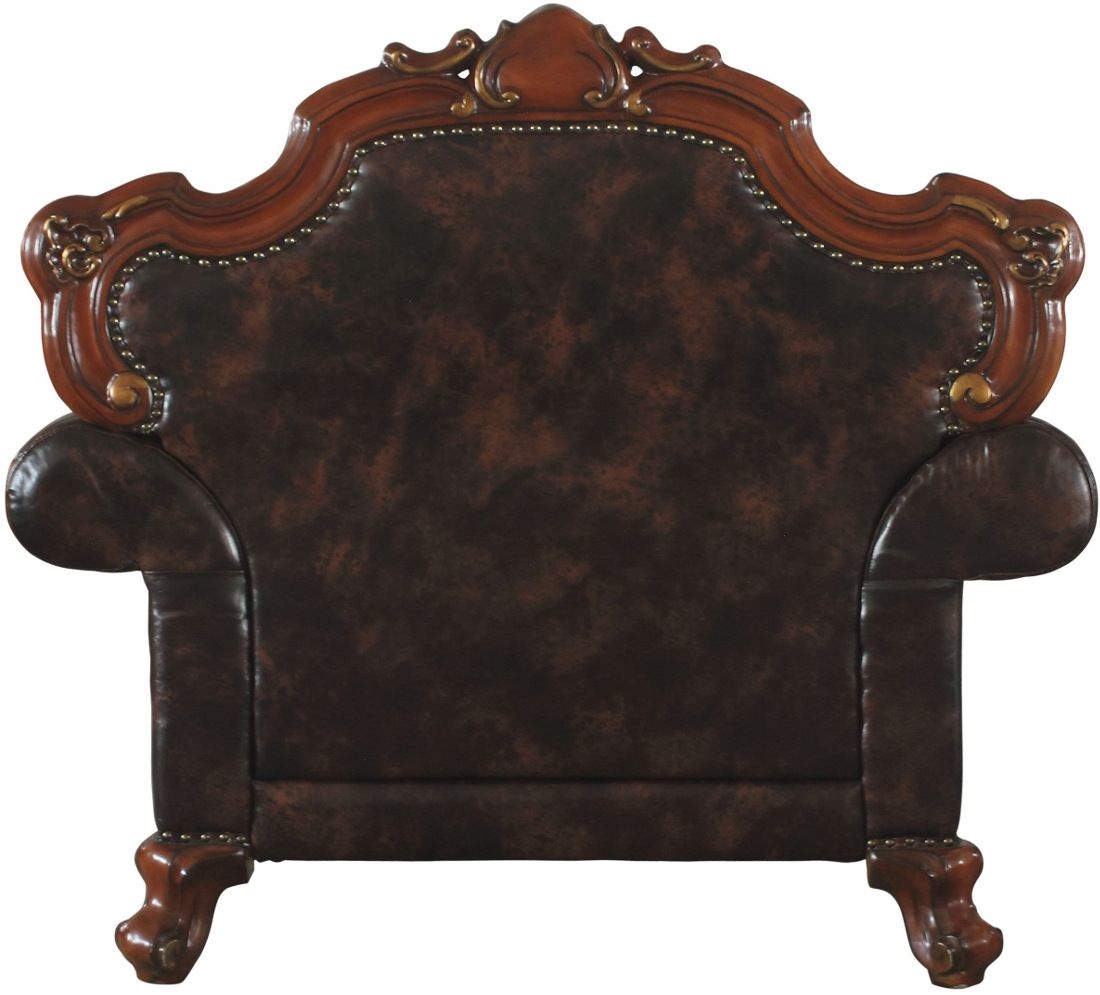 Picardy Wood/PU Chair