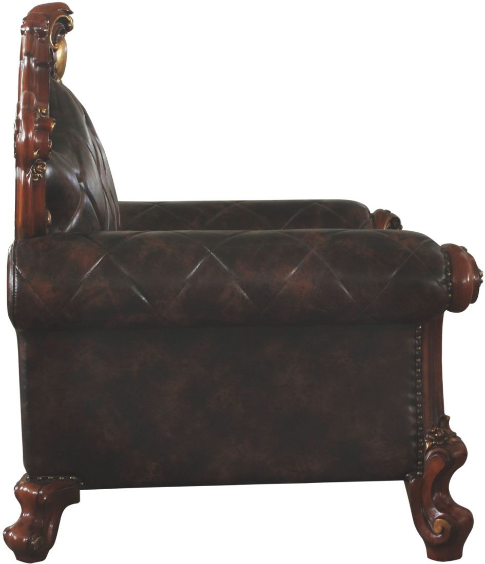 Picardy Wood/PU Chair