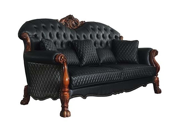 Dresden PU/Wood Tufted Living Room Set