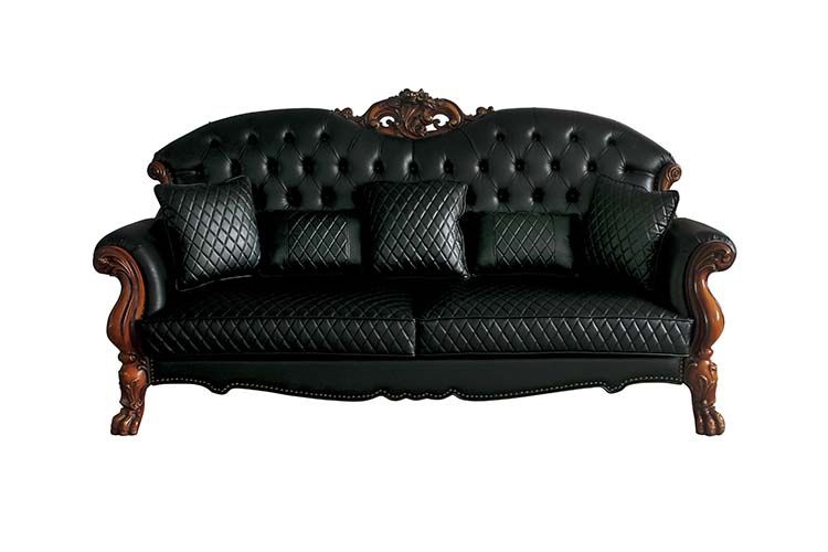 Dresden PU/Wood Tufted Living Room Set
