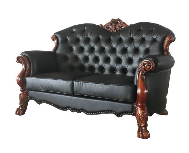 Dresden PU/Wood Tufted Living Room Set