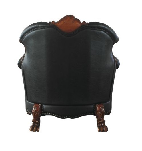 Dresden PU/Wood Tufted Chair