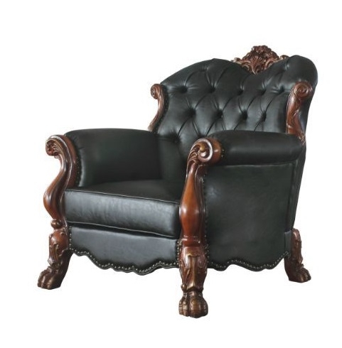 Dresden PU/Wood Tufted Living Room Set