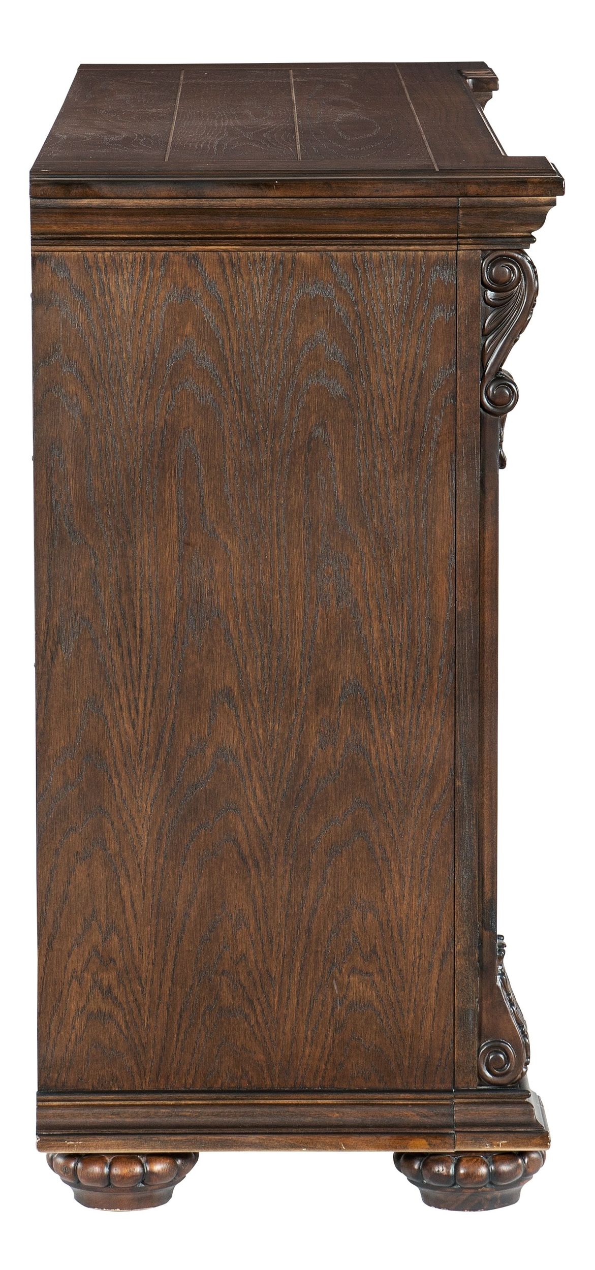Bergen Wood Server with 2 Drawers & 3 Doors