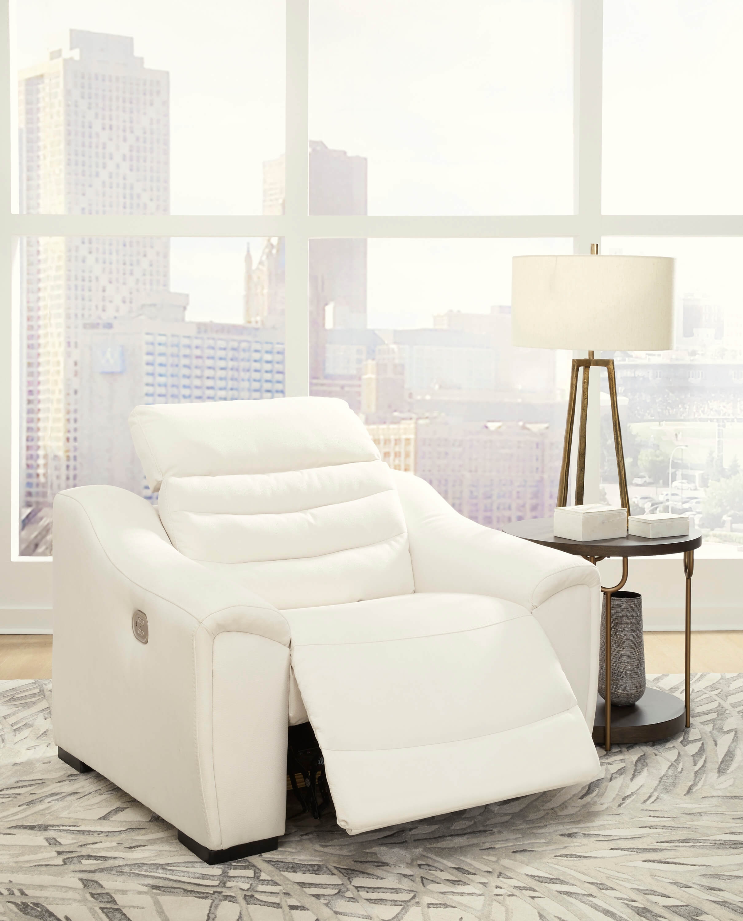 Next-Gen Gaucho Faux Leather Power Recliner Chair