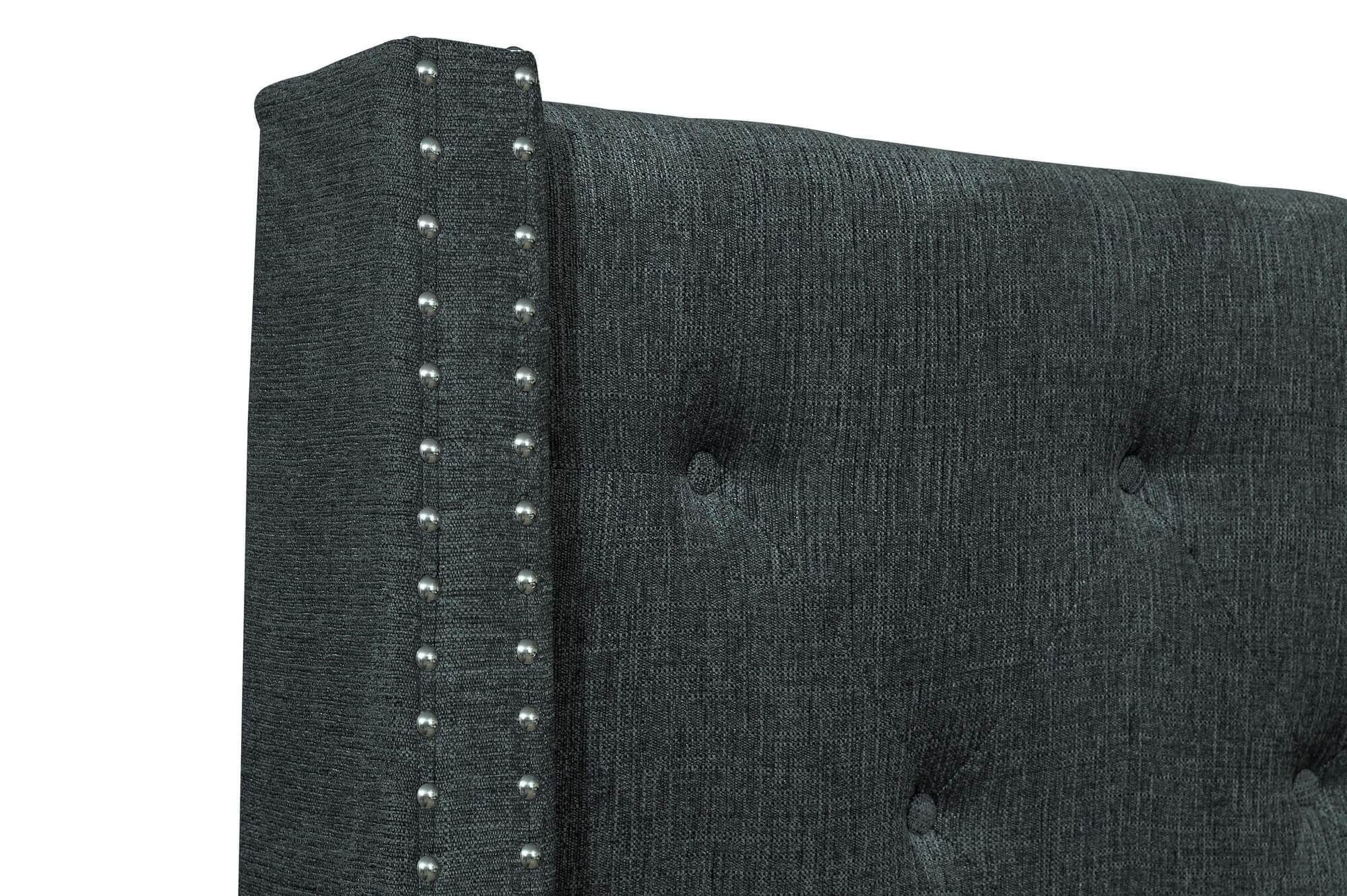 Fairborn Fabric Button-Tufted Platform Bed, Full Size