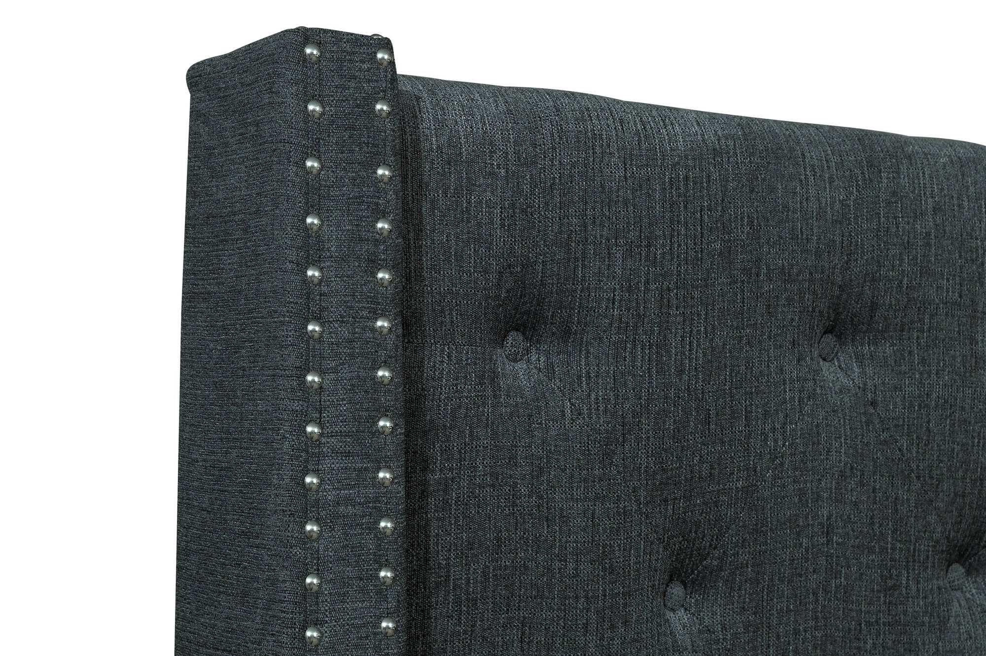 Fairborn Fabric Button-Tufted Storage Platform Bed, King Size
