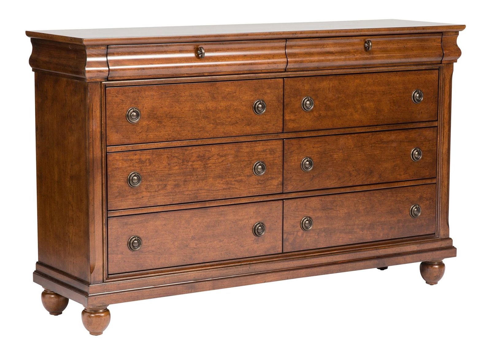 Rustic Traditions Bedroom Set | Wood Sleigh Bed | Liberty