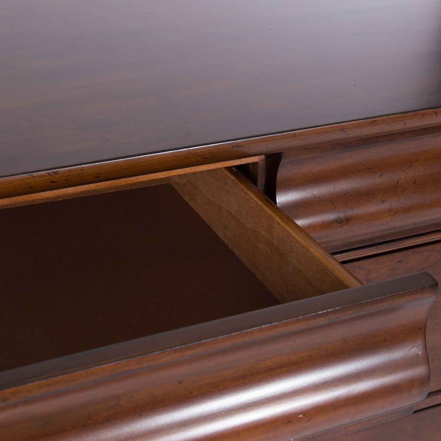 Rustic Traditions Bedroom Set | Wood Sleigh Bed | Liberty